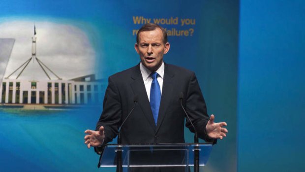 "You can trust us in opposition and you will be able to trust us in government:" Opposition Leader Tony Abbott.