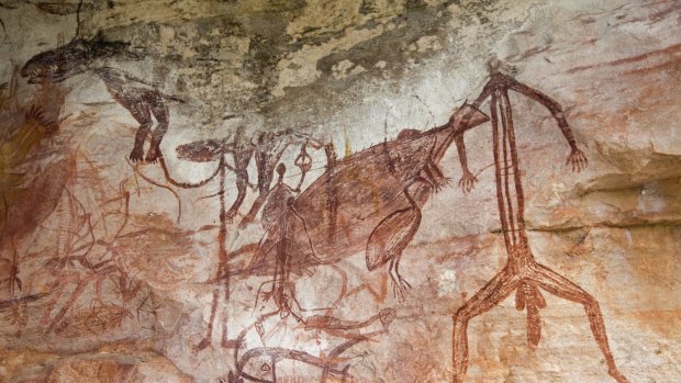 Rock art at Injalak Hill.