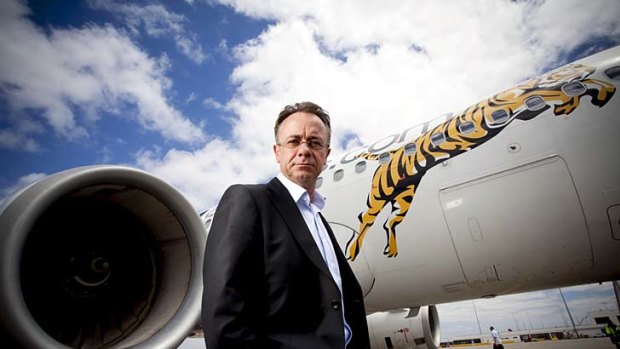 Sky high ... Tiger Airways chief executive Andrew David.