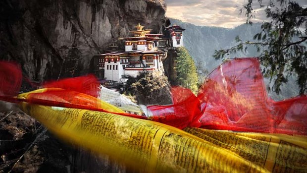 The spectacular Tiger's Nest monastery.