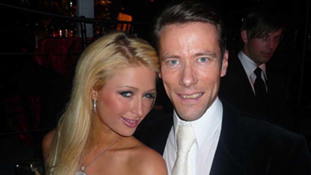 Jailed ... "Lord" Edward Davenport, pictured here with socialite Paris Hilton.