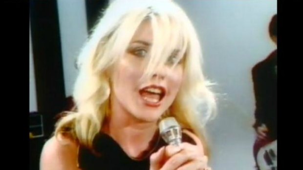 This facial expression as demonstrated her by Debbie Harry is what happens when men leave women "hanging on the telephone".