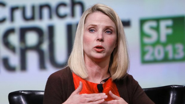 Mad men hunt: Yahoo! chief executive Marissa Mayer.