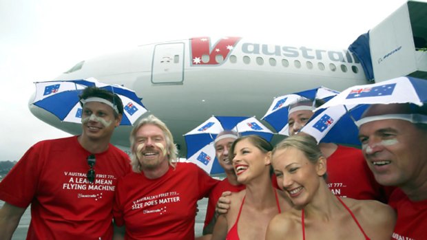 Ramping up ... Richard Branson's V Australia will add South Africa and Thailand to its destinations.