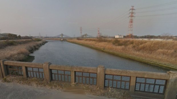 Aizuma River in Kariya, near the port city of Nagoya.