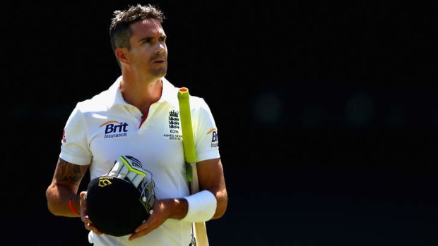 Picking his battles: Kevin Pietersen's timing with the bat was far superior to that of his tongue.