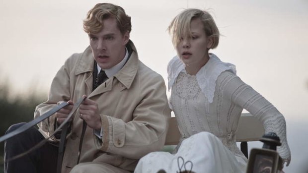 Benedict Cumberbatch and Adelaide Clemens star as the love-struck leads in the TV adaptation of the novel <i>Parade's End</i>.