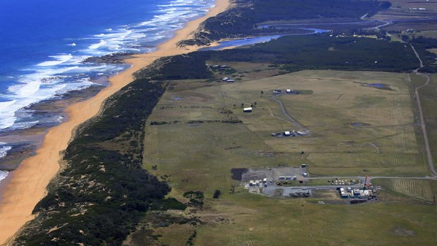 Construction begins at the desalination plant.