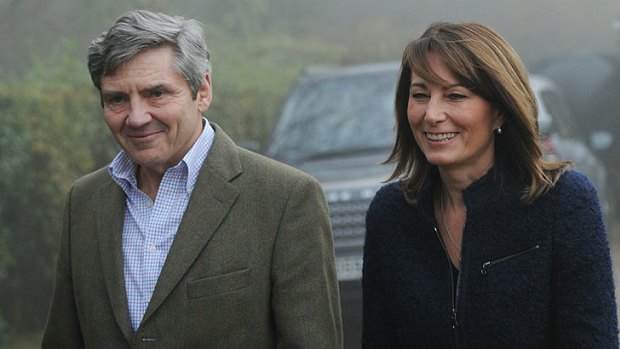 Kate Middleton's parents Michael and Carole. Mrs Middleton was recently snapped shopping.