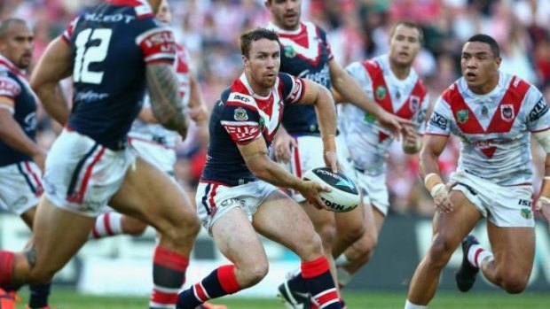 Back on song: James Maloney showed glimpses of his best form on Friday.