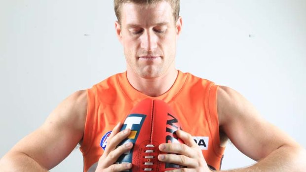 One mean feat ... Greater Western Sydney Giants' newest recruit, playing-coach Luke Power.