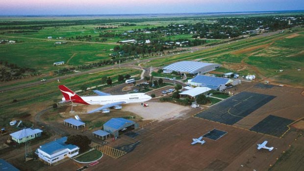 World-class ... the Longreach museum features planes and displays that draw about 40,000 visitors each year.