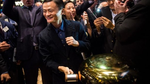 Ding dong: China's richest man Jack Ma has become one of the world's wealthiest people with the record IPO of Alibaba.