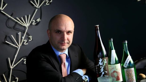 Rocco Esposito of Vue de Monde is one of many sommeliers falling in love with Japan's national drink.