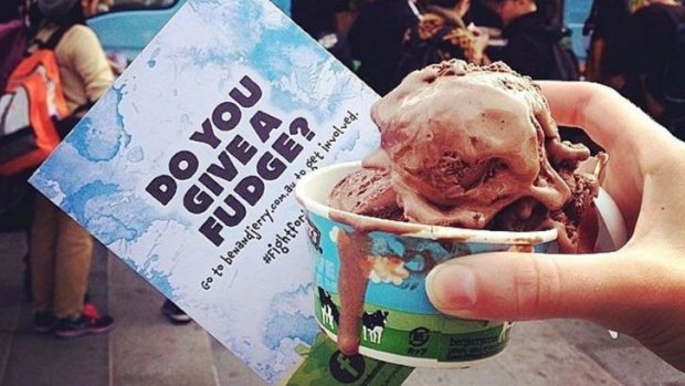 Ben and Jerry's Great Barrier Reef campaign  angered the Queensland government.