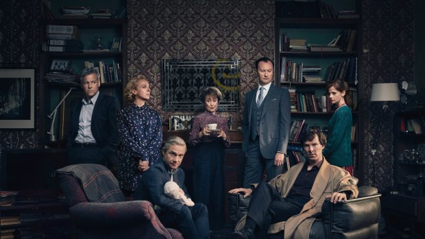 Sherlock: A contemporary version of the English detective.