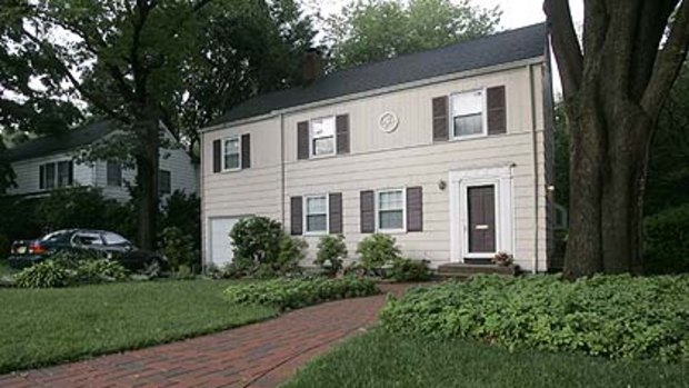 The suburban house in New Jersey where "Richard Murphy" and "Cynthia Murphy" were arrested by the FBI.