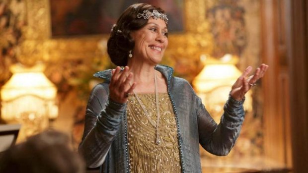 On song: Operatic star Dame Kiri Te Kanawa plays Dame Nellie Melba in <i>Downton Abbey</i>.