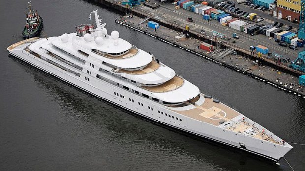 The Azzam, touted as the world's largest yacht.