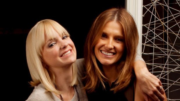 The numbers game ... Anna Faris with Kate Waterhouse