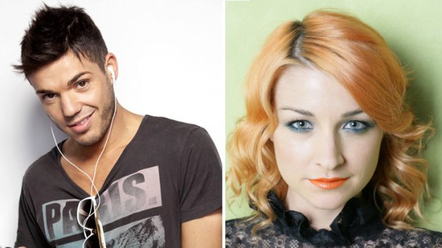 A Twitter feud has broken out between Anthony Callea and Kate Miller-Heidke.