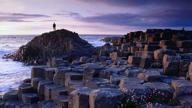 The Giant's Causeway in Ireland.