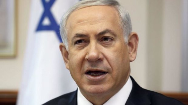 Prime Minister Benjamin Netanyahu has warned that Israel would take its own "unilateral" steps in response to a move by the Palestinians to join a number of international conventions.