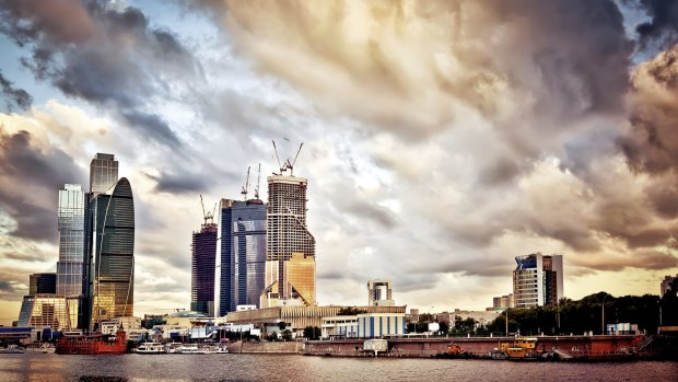 Moscow City had been envisioned as a shiny testament to Russia's growing international influence, its answer to Manhattan and the City of London .