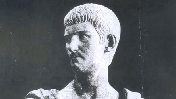 Mad. bad and dangerous ... a bust of the emperor Caligula.