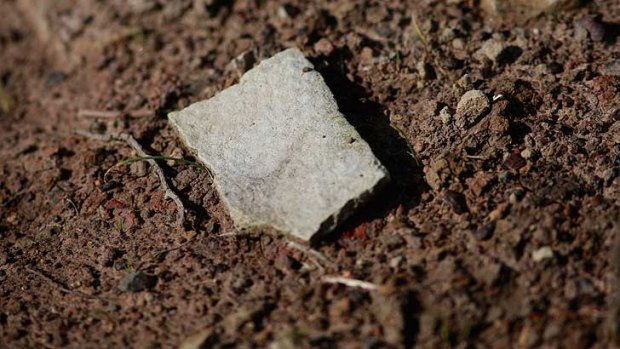 Residents affected by ex-tropical cyclone Christine are warned over the risk of exposure to asbestos after buildings were hammered earlier in the week.