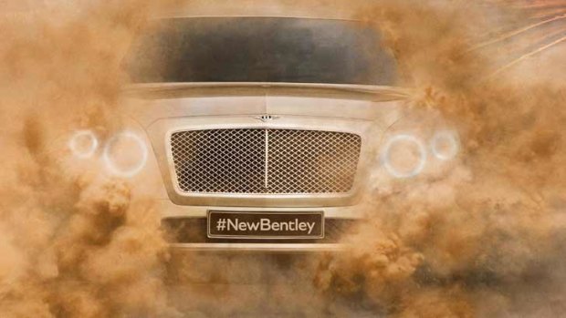 Bentley has released a teaser image of its production-ready SUV.