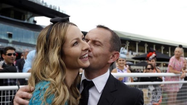 Prince: Chris Waller, pictured with wife Stephanie.