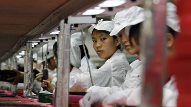 Foxconn has 1.2 million workers.