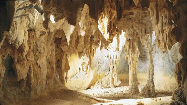 Put routes down ... the Chillagoe Caves west of Cairns.