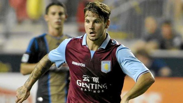 Call-up: Chris Herd in action for EPL side Aston Villa.