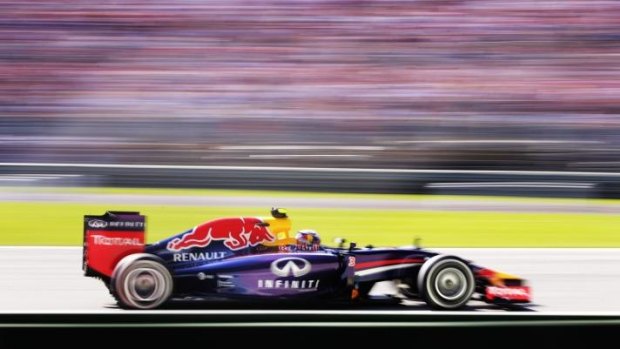 Daniel Ricciardo drives during practice ahead of the Italian Grand Prix in September.