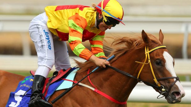All smiles: Lauren Stojakovic will ride Miracles Of Life at Caulfield.
