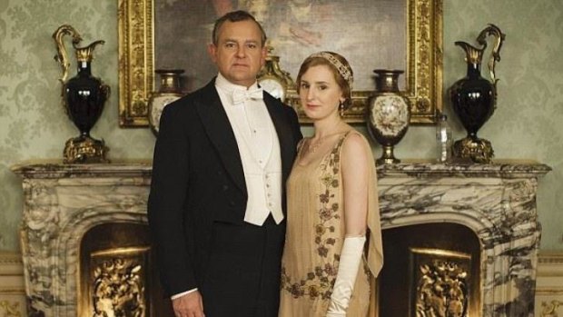 The publicity image released by <em>Downton Abbey</em>.