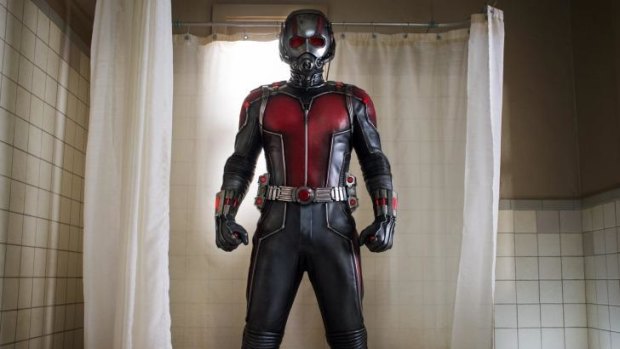 Scott Lang dons the suit to become Ant-Man.