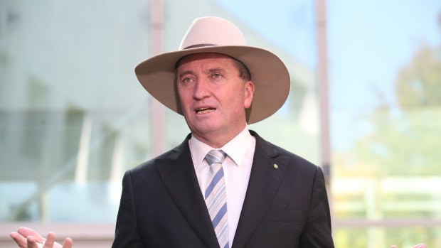 Acting Prime Minister Barnaby Joyce: "We are working as hard as we can to make sure that the application is competent, like it should be." 