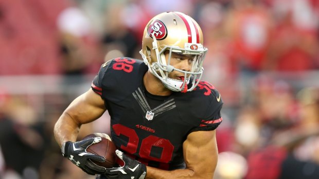 In action: Jarryd Hayne's NFL career is underway.