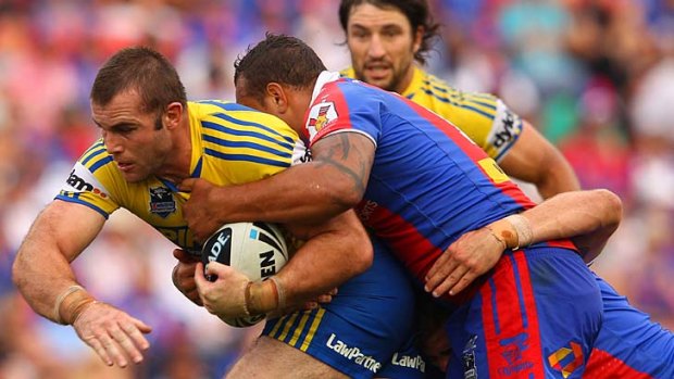 On the move? &#8230; Eels prop Justin Poore could reunite with Wayne Bennett at Newcastle next season.