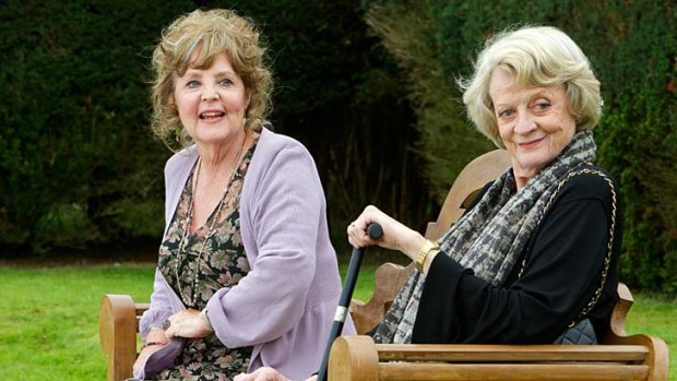Experience pays ... the British comedy-drama <em>Quartet</em> and its Maggie Smith, pictured right with Pauline Collins, are beacons for older moviegoers.