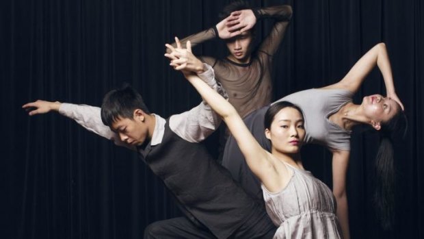 (Clockwise from left): Dancers Hao Zhang, Xingfei Xiel, Sizhu Wang and Lingshuang Yang from the Sichuan-based Leshan Song and Dance Troupe have teamed up with Christchurch photographer Sarah Brodie to create <i>Fault Lines</i>, which debuts at Roslyn Packer Theatre this week.