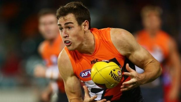 Player with plenty of potential: Giants forward Jeremy Cameron.