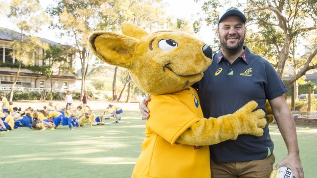Happy Wallabies: Australian coach Michael Cheika is excited about bringing on younger players.