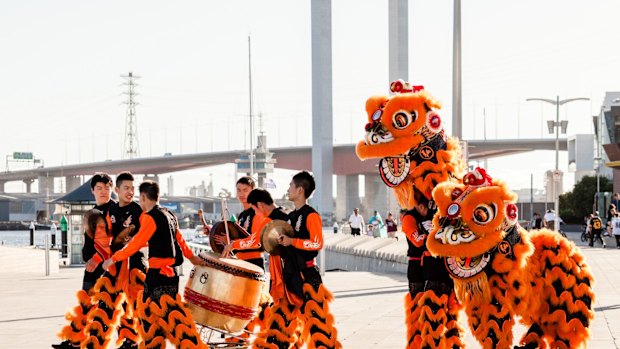 Dragons in Docklands.