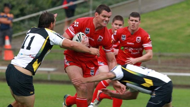 New club &#8230; Ray Cashmere playing for the Cutters.