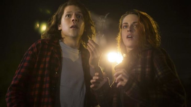 <i>American Ultra</i> stars Jesse Eisenberg and Kristen Stewart.