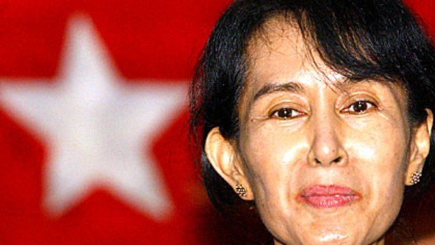 Burma's democracy leader Aung San Suu Kyi.